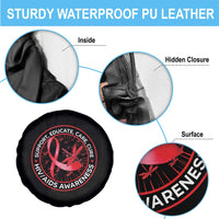 Support Educate Care Cure Spare Tire Cover HIV Awareness Month Gift - Wonder Print Shop
