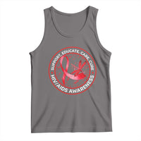 Support Educate Care Cure Tank Top HIV Awareness Month Gift - Wonder Print Shop