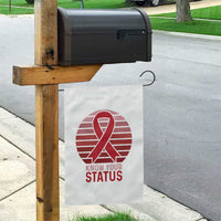 Know Your Status HIV Awareness Garden Flag World Aids Day Gift - Wonder Print Shop