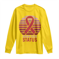 Know Your Status HIV Awareness Long Sleeve Shirt World Aids Day Gift - Wonder Print Shop