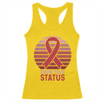 Know Your Status HIV Awareness Racerback Tank Top World Aids Day Gift - Wonder Print Shop