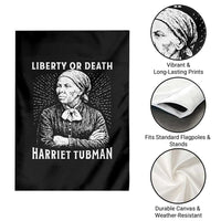 Harriet Tubman Liberty Or Death Garden Flag Female Empowerment History Gift - Wonder Print Shop
