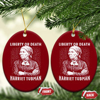 Harriet Tubman Liberty Or Death Ceramic Ornament Female Empowerment History Gift - Wonder Print Shop