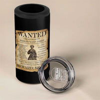 Vintage Harriet Tubman Poster 4 in 1 Can Cooler Tumbler Wanted For Helping Slaves Escape - Wonder Print Shop