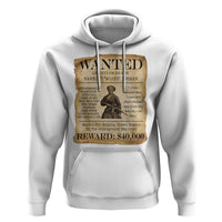 Vintage Harriet Tubman Poster Hoodie Wanted For Helping Slaves Escape - Wonder Print Shop