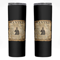 Vintage Harriet Tubman Poster Skinny Tumbler Wanted For Helping Slaves Escape - Wonder Print Shop