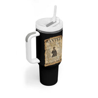 Vintage Harriet Tubman Poster Tumbler With Handle Wanted For Helping Slaves Escape - Wonder Print Shop
