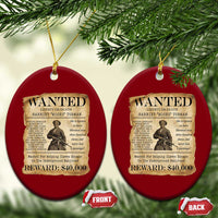 Harriet Tubman Wanted Reward Poster Ceramic Ornament Liberty Or Death - Wonder Print Shop