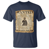 Harriet Tubman Wanted Reward Poster T Shirt Liberty Or Death - Wonder Print Shop