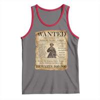 Harriet Tubman Wanted Reward Poster Tank Top Liberty Or Death - Wonder Print Shop