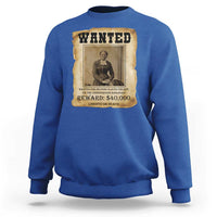 Harriet Tubman Wanted Reward Poster Sweatshirt Freedom Or Death - Wonder Print Shop