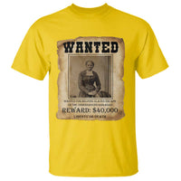 Harriet Tubman Wanted Reward Poster T Shirt Freedom Or Death - Wonder Print Shop