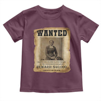 Harriet Tubman Wanted Reward Poster Toddler T Shirt Freedom Or Death - Wonder Print Shop