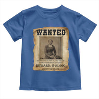 Harriet Tubman Wanted Reward Poster Toddler T Shirt Freedom Or Death - Wonder Print Shop