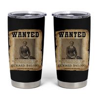 Harriet Tubman Wanted Reward Poster Tumbler Cup Freedom Or Death - Wonder Print Shop