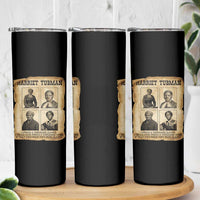 Vintage Harriet Tubman Poster Skinny Tumbler I Freed A Thousand People - Wonder Print Shop