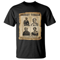 Vintage Harriet Tubman Poster T Shirt I Freed A Thousand People - Wonder Print Shop