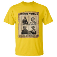 Vintage Harriet Tubman Poster T Shirt I Freed A Thousand People - Wonder Print Shop