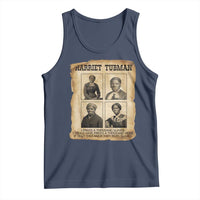 Vintage Harriet Tubman Poster Tank Top I Freed A Thousand People - Wonder Print Shop