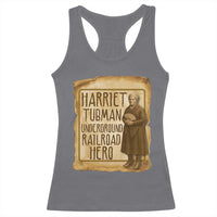 Underground Railroad Hero Harriet Tubman Racerback Tank Top Feminist History Gift