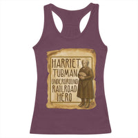 Underground Railroad Hero Harriet Tubman Racerback Tank Top Feminist History Gift
