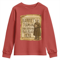 Underground Railroad Hero Harriet Tubman Youth Sweatshirt Feminist History Gift