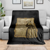Harriet Tubman Freedom Fighter Throw Blanket Feminist History Gift - Wonder Print Shop