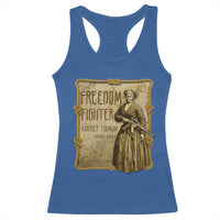 Harriet Tubman Freedom Fighter Racerback Tank Top Feminist History Gift - Wonder Print Shop