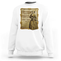 Harriet Tubman Freedom Fighter Sweatshirt Feminist History Gift - Wonder Print Shop