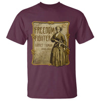 Harriet Tubman Freedom Fighter T Shirt Feminist History Gift - Wonder Print Shop