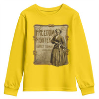 Harriet Tubman Freedom Fighter Youth Sweatshirt Feminist History Gift - Wonder Print Shop