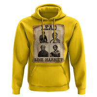 Vintage Harriet Tubman Poster Hoodie Lead Like Harriet - Wonder Print Shop