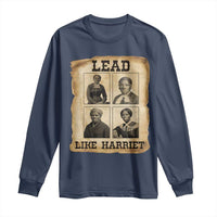 Vintage Harriet Tubman Poster Long Sleeve Shirt Lead Like Harriet - Wonder Print Shop