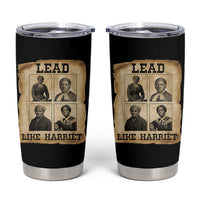 Vintage Harriet Tubman Poster Tumbler Cup Lead Like Harriet - Wonder Print Shop
