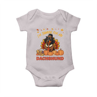 Thanksgiving Dog Baby Onesie I Am Thankful For My Dachshund - Wonder Print Shop