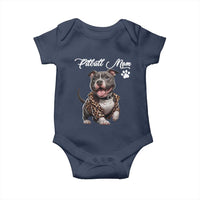 Pitbull Mom Baby Onesie Cute Pitbull Puppy Dog Lovers - Wonder Print Shop