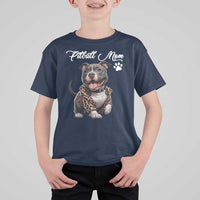 Pitbull Mom T Shirt For Kid Cute Pitbull Puppy Dog Lovers - Wonder Print Shop