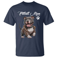 Pitbull Mom T Shirt Cute Pitbull Puppy Dog Lovers - Wonder Print Shop