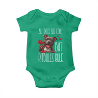 Pitbull Lover Baby Onesie All Dogs Are Cool But Pitbulls Rule - Wonder Print Shop