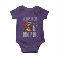 Pitbull Lover Baby Onesie All Dogs Are Cool But Pitbulls Rule - Wonder Print Shop