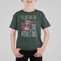 Pitbull Lover T Shirt For Kid All Dogs Are Cool But Pitbulls Rule - Wonder Print Shop