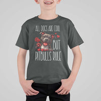 Pitbull Lover T Shirt For Kid All Dogs Are Cool But Pitbulls Rule - Wonder Print Shop