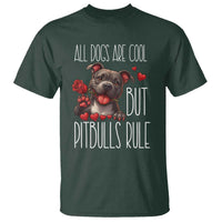 Pitbull Lover T Shirt All Dogs Are Cool But Pitbulls Rule - Wonder Print Shop