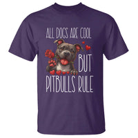 Pitbull Lover T Shirt All Dogs Are Cool But Pitbulls Rule - Wonder Print Shop