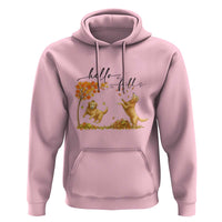 Funny Hello Fall Thanksgiving Golden Retriever Hoodie - Wonder Print Shop