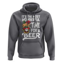 Funny Christmas Drinking Hoodie It is The Most Wonderful Time For A Beer - Wonder Print Shop