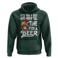 Funny Christmas Drinking Hoodie It is The Most Wonderful Time For A Beer - Wonder Print Shop