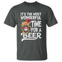 Funny Christmas Drinking T Shirt It is The Most Wonderful Time For A Beer - Wonder Print Shop