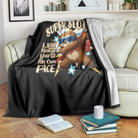Super Sloth I Will Rescue You Throw Blanket Funny Sloth Lover Gift - Wonder Print Shop