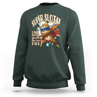 Super Sloth I Will Rescue You Sweatshirt Funny Sloth Lover Gift - Wonder Print Shop